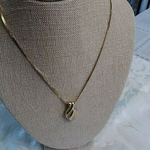 Gold Necklace & Bracelet set